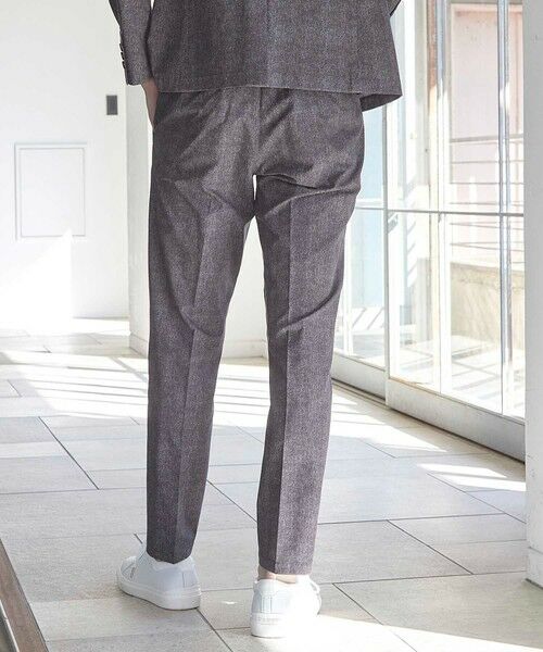 MEN'S BIGI / メンズビギ スラックス・ドレスパンツ | メッシュメランジプリントスラックス | 詳細4