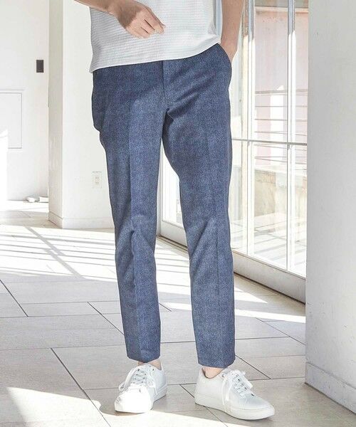 MEN'S BIGI / メンズビギ スラックス・ドレスパンツ | メッシュメランジプリントスラックス | 詳細7
