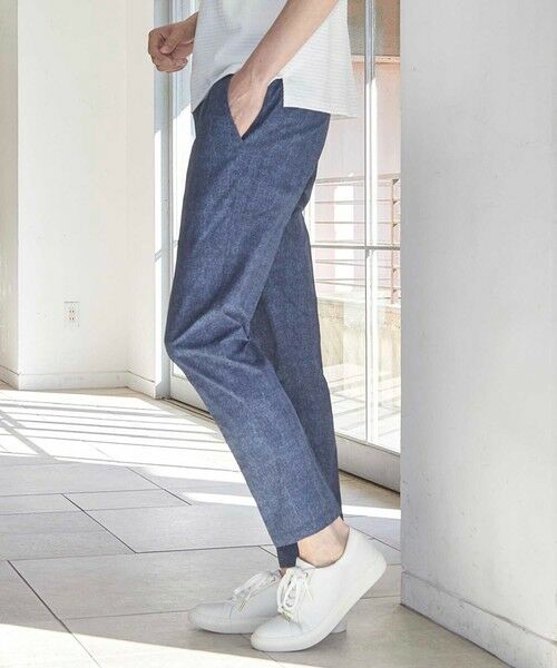 MEN'S BIGI / メンズビギ スラックス・ドレスパンツ | メッシュメランジプリントスラックス | 詳細9