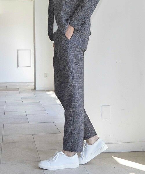 MEN'S BIGI / メンズビギ その他パンツ | シアサッカーグレンチェックプリントスラックス | 詳細3