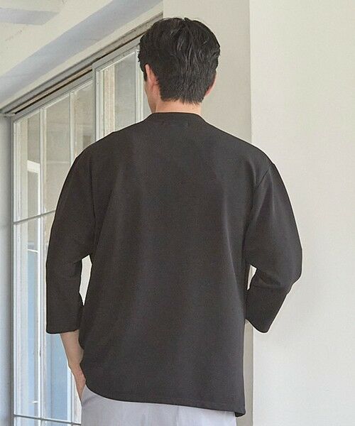 MEN'S BIGI / メンズビギ カーディガン・ボレロ | カットカルゼボタンレス 7分袖カーディガン | 詳細10