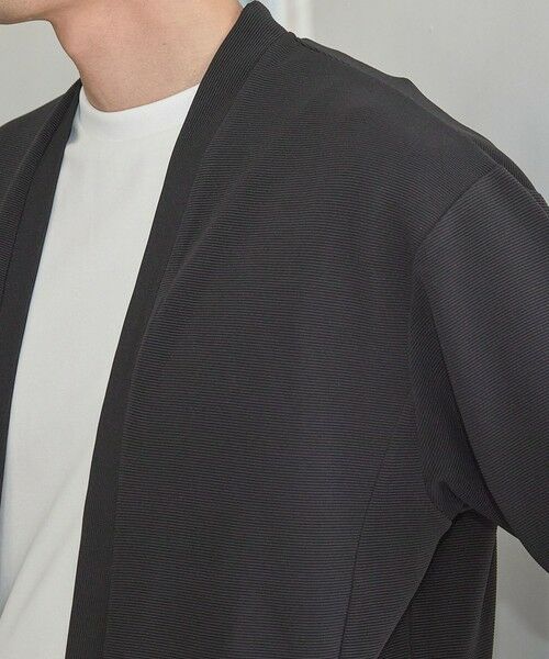 MEN'S BIGI / メンズビギ カーディガン・ボレロ | カットカルゼボタンレス 7分袖カーディガン | 詳細11