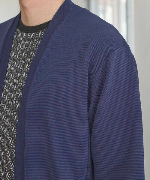 MEN'S BIGI / メンズビギ カーディガン・ボレロ | カットカルゼボタンレス 7分袖カーディガン | 詳細16