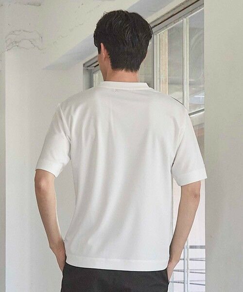 MEN'S BIGI / メンズビギ Tシャツ | パネル切り替え 異素材コンビクルーネックＴ | 詳細3