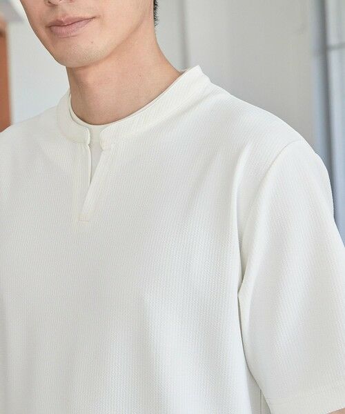 MEN'S BIGI / メンズビギ Tシャツ | ふくれJQDフェイクレイヤードキーネックT | 詳細4