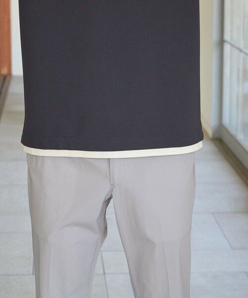 MEN'S BIGI / メンズビギ Tシャツ | ふくれJQDフェイクレイヤードキーネックT | 詳細20