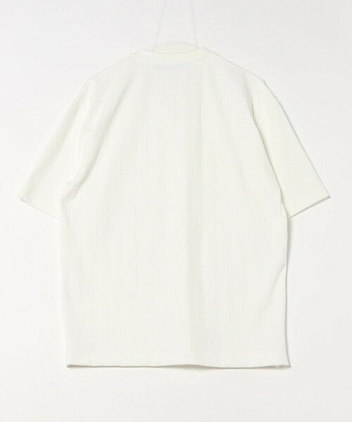 MEN'S BIGI / メンズビギ Tシャツ | ストライプウェーブジャガード VネックTシャツ | 詳細5