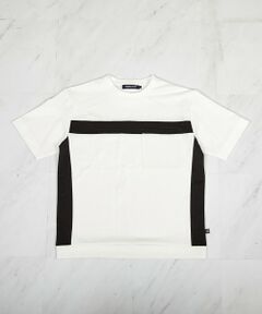 MEN'S BIGI / メンズビギ Tシャツ | 【接触冷感】キシリトールパネル切り替えポンチTシャツ