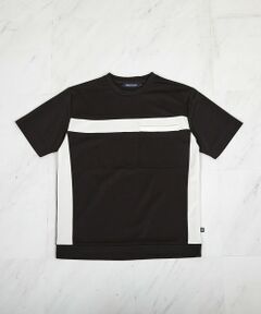 MEN'S BIGI / メンズビギ Tシャツ | 【接触冷感】キシリトールパネル切り替えポンチTシャツ