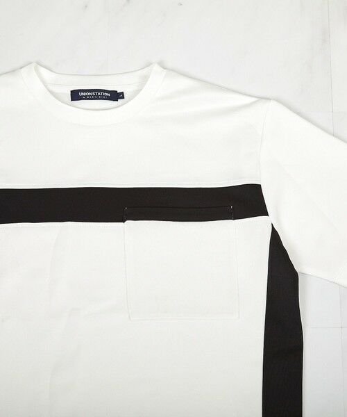 MEN'S BIGI / メンズビギ Tシャツ | 【接触冷感】キシリトールパネル切り替えポンチTシャツ | 詳細3