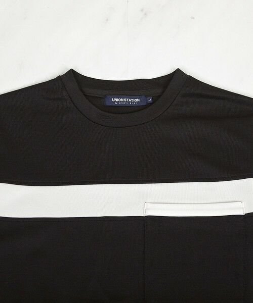 MEN'S BIGI / メンズビギ Tシャツ | 【接触冷感】キシリトールパネル切り替えポンチTシャツ | 詳細7