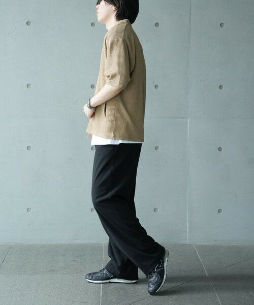 MEN'S BIGI / メンズビギ Tシャツ | *WEB限定 シアー ジャガード 5分袖 ボタンレスカーディガン | 詳細10