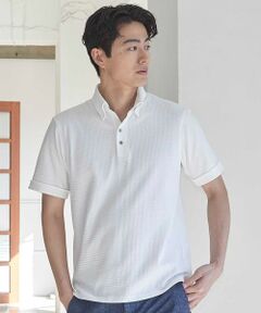 MEN'S BIGI / メンズビギ ポロシャツ | カットサッカースキッパーポロシャツ