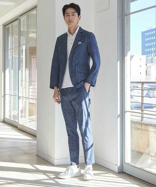 MEN'S BIGI / メンズビギ ポロシャツ | カットサッカースキッパーポロシャツ | 詳細4