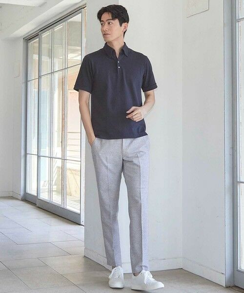 MEN'S BIGI / メンズビギ ポロシャツ | カットサッカースキッパーポロシャツ | 詳細9