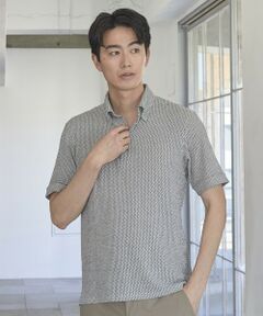 MEN'S BIGI / メンズビギ ポロシャツ | スクエアJQDスキッパーポロシャツ