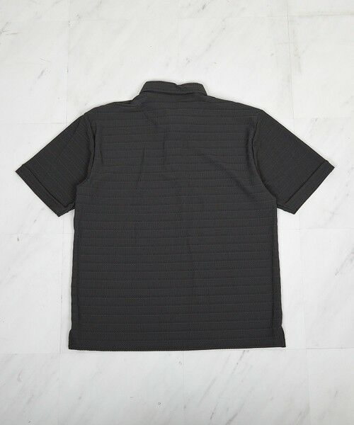 MEN'S BIGI / メンズビギ ポロシャツ | ストレッチポリジャガードボーダーポロ | 詳細4
