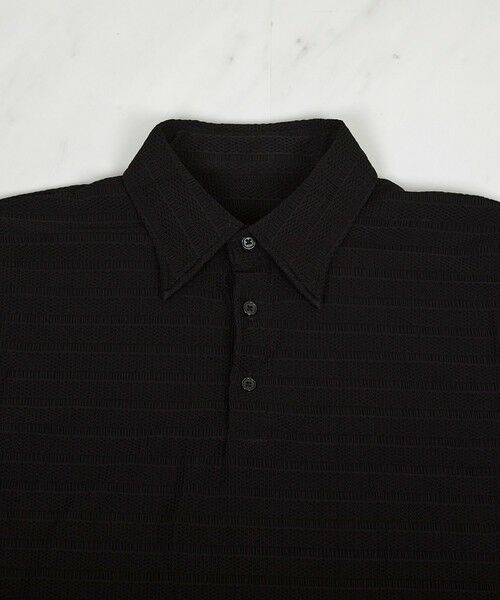 MEN'S BIGI / メンズビギ ポロシャツ | ストレッチポリジャガードボーダーポロ | 詳細10