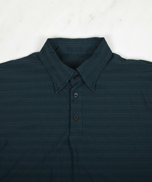 MEN'S BIGI / メンズビギ ポロシャツ | ストレッチポリジャガードボーダーポロ | 詳細17