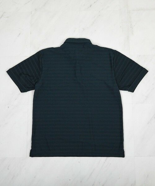 MEN'S BIGI / メンズビギ ポロシャツ | ストレッチポリジャガードボーダーポロ | 詳細20
