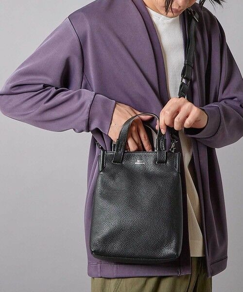 MEN'S BIGI / メンズビギ ショルダーバッグ | SEEKER別注 2WAY ショルダーバッグ（グレー）