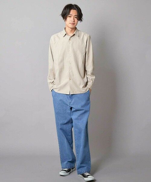 MEN'S BIGI / メンズビギ シャツ・ブラウス | リラックスフィット フェイクスウェードシャツ | 詳細5