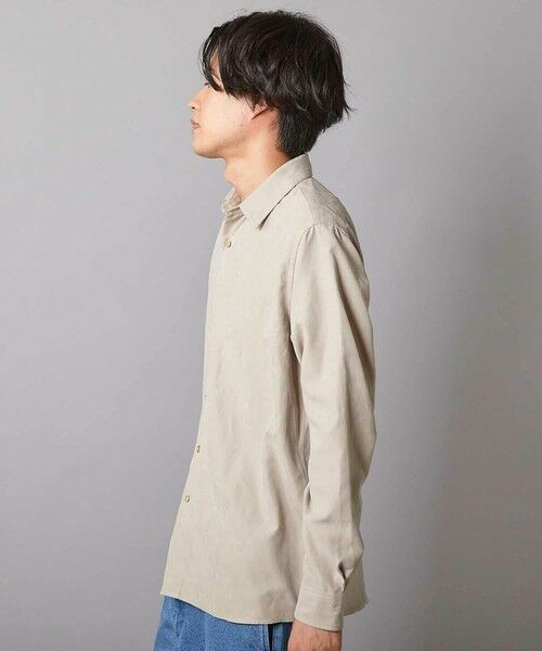 MEN'S BIGI / メンズビギ シャツ・ブラウス | リラックスフィット フェイクスウェードシャツ | 詳細2