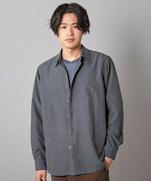 MEN'S BIGI / メンズビギ シャツ・ブラウス | リラックスフィット フェイクスウェードシャツ | 詳細6