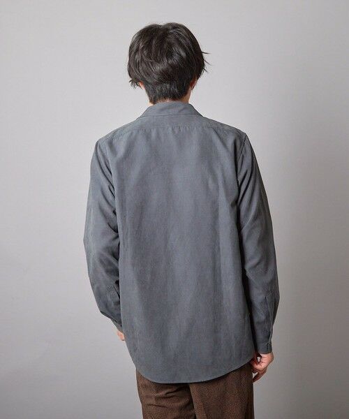 MEN'S BIGI / メンズビギ シャツ・ブラウス | リラックスフィット フェイクスウェードシャツ | 詳細8