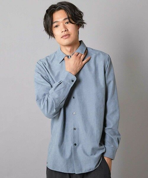 MEN'S BIGI / メンズビギ シャツ・ブラウス | リラックスフィット フェイクスウェードシャツ | 詳細11