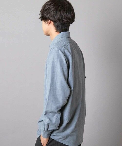 MEN'S BIGI / メンズビギ シャツ・ブラウス | リラックスフィット フェイクスウェードシャツ | 詳細12