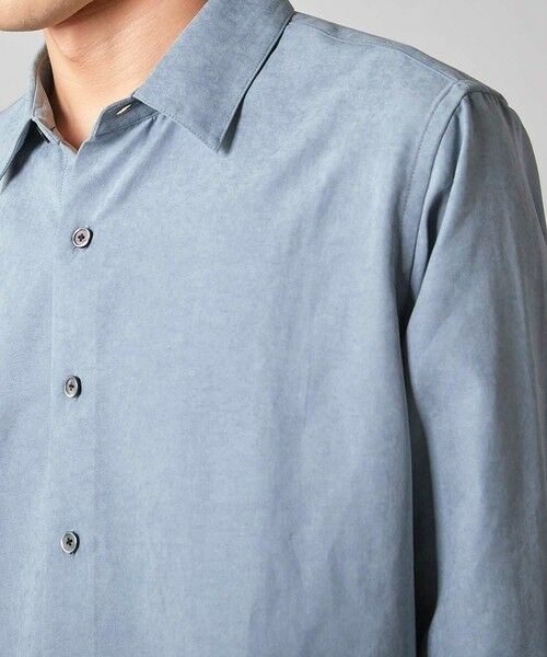 MEN'S BIGI / メンズビギ シャツ・ブラウス | リラックスフィット フェイクスウェードシャツ | 詳細14