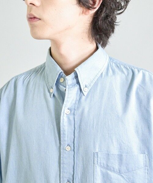 MEN'S BIGI / メンズビギ シャツ・ブラウス | ブリーチ加工デニムシャツ | 詳細4