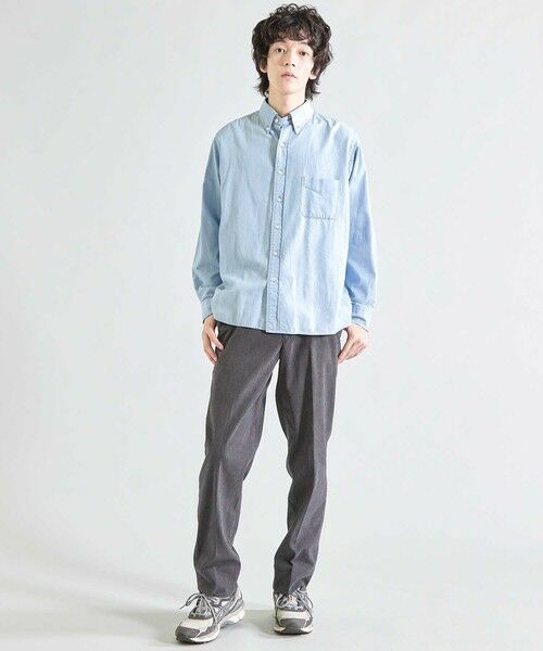 MEN'S BIGI / メンズビギ シャツ・ブラウス | ブリーチ加工デニムシャツ | 詳細6