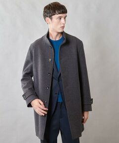 MEN'S BIGI / メンズビギ その他アウター | ウール調ヘリンボーンコート