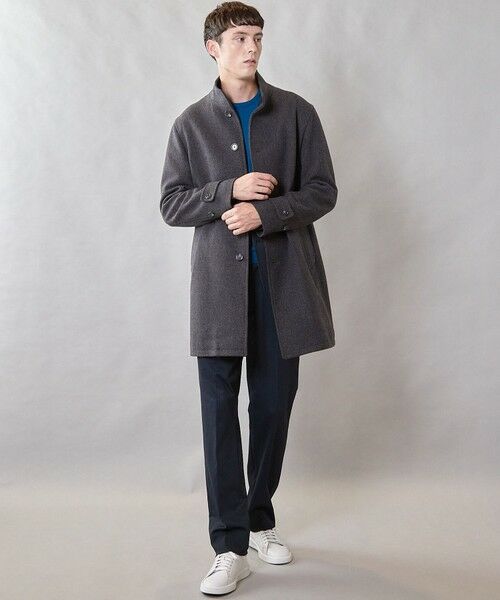 MEN'S BIGI / メンズビギ その他アウター | ウール調ヘリンボーンコート | 詳細5