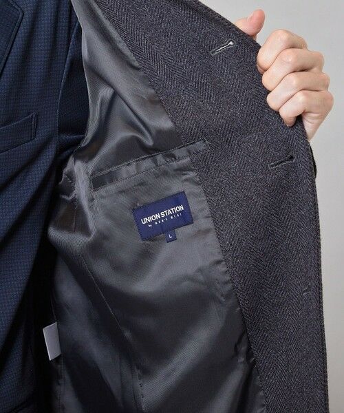 MEN'S BIGI / メンズビギ その他アウター | ウール調ヘリンボーンコート | 詳細9
