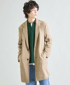MEN'S BIGI / メンズビギ その他アウター | ビーガンスウェード チェスターコート