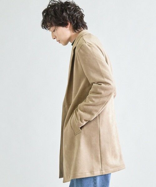 MEN'S BIGI / メンズビギ その他アウター | ビーガンスウェード チェスターコート | 詳細2