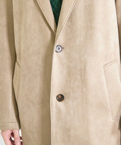 MEN'S BIGI / メンズビギ その他アウター | ビーガンスウェード チェスターコート | 詳細6