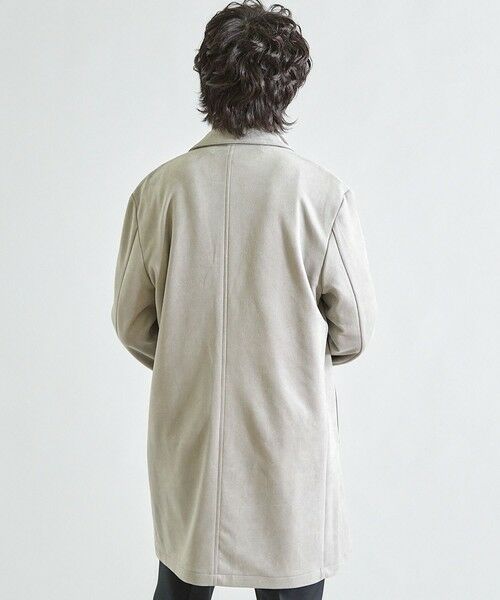 MEN'S BIGI / メンズビギ その他アウター | ビーガンスウェード チェスターコート | 詳細10