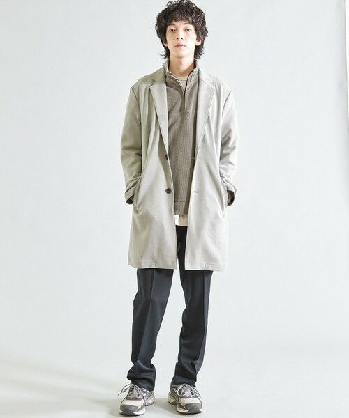 MEN'S BIGI / メンズビギ その他アウター | ビーガンスウェード チェスターコート | 詳細11