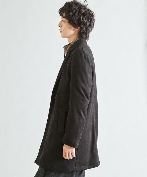 MEN'S BIGI / メンズビギ その他アウター | ビーガンスウェード チェスターコート | 詳細14