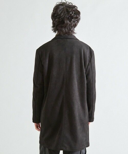 MEN'S BIGI / メンズビギ その他アウター | ビーガンスウェード チェスターコート | 詳細15