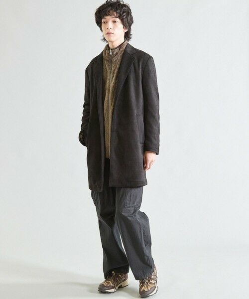 MEN'S BIGI / メンズビギ その他アウター | ビーガンスウェード チェスターコート | 詳細16