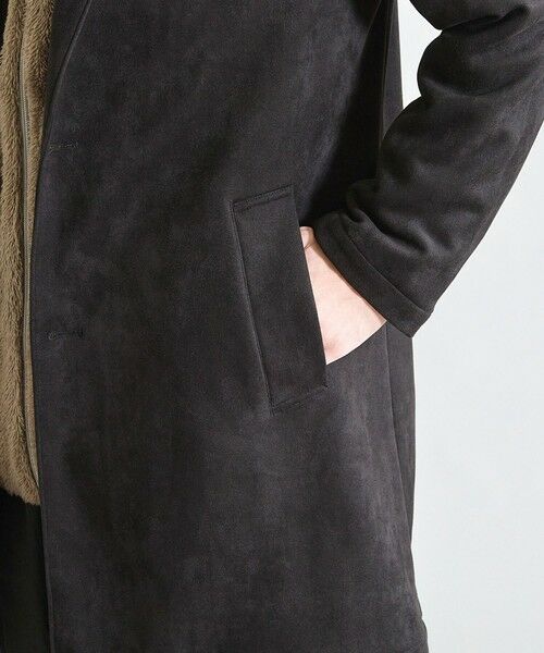 MEN'S BIGI / メンズビギ その他アウター | ビーガンスウェード チェスターコート | 詳細19