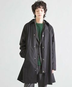 MEN'S BIGI / メンズビギ ステンカラーコート | 2WAY ピーチスキンステンカラーコート