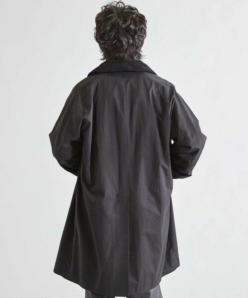 MEN'S BIGI / メンズビギ ステンカラーコート | 2WAY ピーチスキンステンカラーコート | 詳細3
