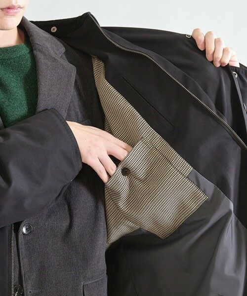 MEN'S BIGI / メンズビギ ステンカラーコート | 2WAY ピーチスキンステンカラーコート | 詳細5