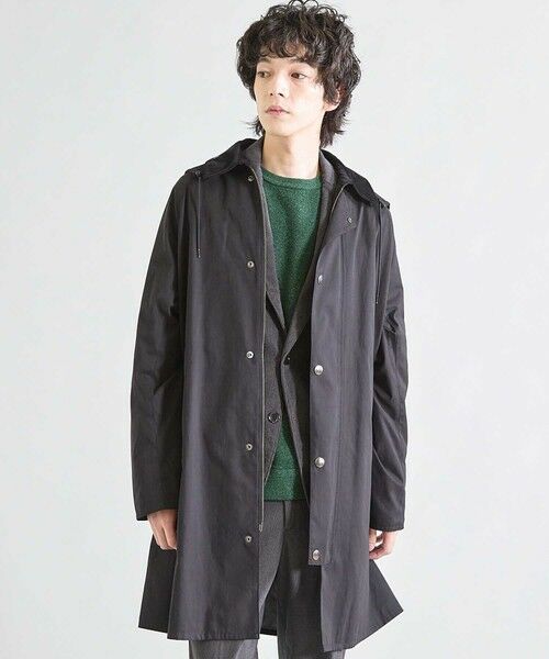 MEN'S BIGI / メンズビギ ステンカラーコート | 2WAY ピーチスキンステンカラーコート | 詳細8